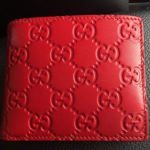 Red Gucci Wallet